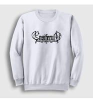Presmono Unisex Beyaz Logo Ensiferum Sweatshirt 145518tt (Beyaz)