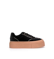 Guja 25K330 Kadın Hakiki Deri Klasik Sneaker Siyah