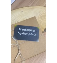 Eticaret Teşekkür Kartı 5x8 cm 500 Adet