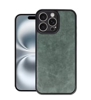 Newface Apple iPhone 16 Pro Max Kılıf Aras Deri Kapak - Koyu Yeşil
