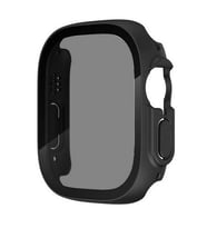 Apple Watch Ultra 49mm Sert PC Kasa ve Privacy Ekran Koruyucu Zore Watch Gard 23 (Siyah)