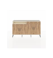 Arges Konsol 4 Raflı 4 Kapaklı 176x30x99 Aytaşı-Çam/Aytaşı