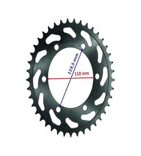 Yamaha Uyumlu R25 Mt-25 Arka Dişli 520-41T İç 110 Mm 6 Delikli Öm