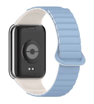Lexroo Xiaomi Mi Band 8 Pro Silikon Kordon KRD-105 Strap Kayış - Mavi-Starlight