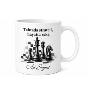 Satranç Hamleleri Mat Taktikleri Zihinsel Savaş Şampiyon Kupa Bardak Hediye