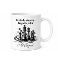 Satranç Hamleleri Mat Taktikleri Zihinsel Savaş Şampiyon Kupa Bardak Hediye