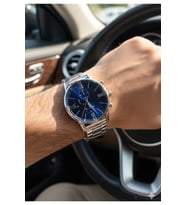 Premium Model Gümüş Metal Erkek Kol Saati Garantili Özel Kutulu