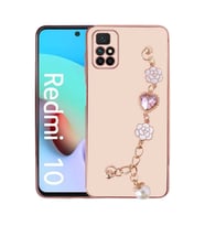 Xiaomi Redmi 10 Kılıf El Tutamaçlı Zore Taka Silikon Kılıf (Pembe)