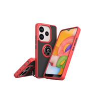 Redmi Note 14 4G Montreal Yüzüklü Silikon Kapak - Kırmızı