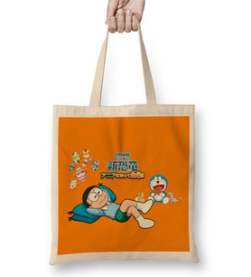 Sleeping Nobita Doraemon New Dinosaur Bez Çanta Uzun Saplı