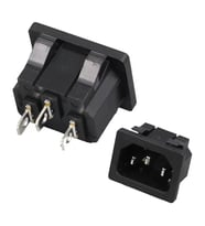 Ic-212B C14 Power Soket Erkek Kulaksız As-04