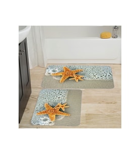 Eliana Home Baskılı 2'li Banyo Paspas Takımı RVG5004