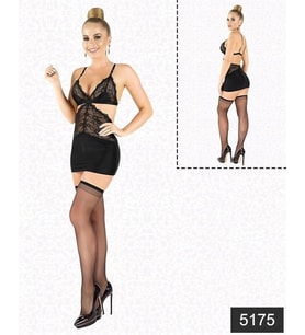 Arias Closet Likralı Saten Babydoll