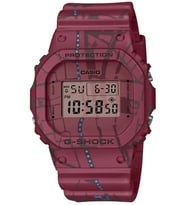 Casio Dw-5600Sby-4D Dijital Kronometreli Takvimli Alarmlı Işıklı Erkek Kol Saati (Kırmızı-Siyah)