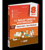 Gizli Yayınları 8. Sınıf LGS İnkilap Tarihi Alıştırmalı Soru Bankası