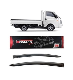 Hyundai H100 kamyonet Mugen Cam Rüzgarlığı 2004 sonrası 2'li Sunplex (Beyaz)