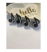 Nota Müzik Terlik Süsü Terlik Jibbitz 4 lü Set (Çok Renkli)