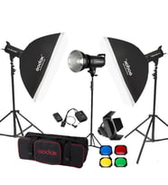Godox SK400 II W/S 3'lü Stüdyo Paraflaş SoftBox Kit (400 Watt)