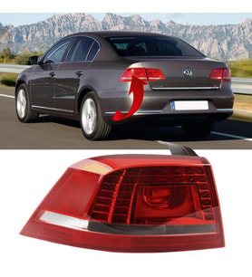 Vw Passat B7 Sol Stop Lambası Dış Ledli 2011--2015 3AE945207B