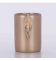 Leaf Diş Fırçalık Vizon Altın