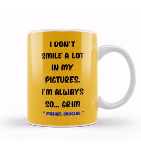Smile Emoji Quotes Funny happy face love Sarcastic Gift Kupa Bardak Porselen