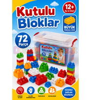 Kutulu Bloklar (72 Parça) - Büyük Parça Lego - Lego Setleri - Bloklar - Bebek Lego