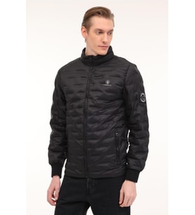 Lumberjack ML AMOTT COAT 4PR 101813649 Erkek Mont Siyah S-XXL