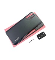 Tkgz Oppo A55 KASA Arka Pil Batarya Kapağı SİYAH