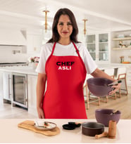 Kişiye Özel Chef Yazılı İsimli Mutfak Önlüğü
