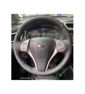 Nissan Qashqai 2012 2015 Araca Özel Direksiyon Kılıfı (SOFT NOKTA BENTLEY)
