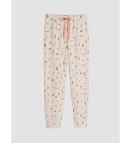 LCW DREAM Bej Desenli Kadın Jogger Pijama Alt