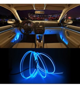 CARUB ARAÇ İÇİ TORPİDO LEDİ NEON MAVİ .
