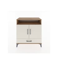 Hyperion Şifonyer 3 Raflı Tek Çekmeceli 2 Kapaklı 88x44x96 Çam-Aytaşı
