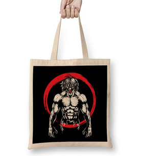 Eren Titan Eren Jaeger Bez Çanta Uzun Saplı