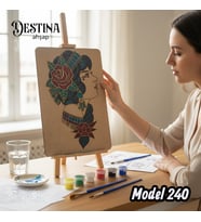 Destina Ahşap Mandala Boyama Seti- Ahşap Boyama- Model 240