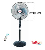 Taflan Fas 20 R Uzaktan Kumandalı Ayaklı Vantilatör - 50 cm