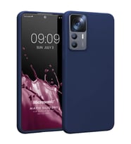 Microsonic Matte Silicone Xiaomi Mi 12T Kılıf Lacivert