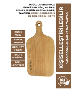 Lambrieco Kişiselleştirilebilir Antibakteriyel Kesme Tahtası 40 cm