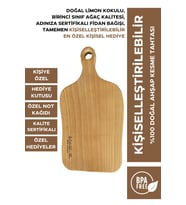 Lambrieco Kişiselleştirilebilir Antibakteriyel Kesme Tahtası 40 cm