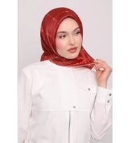 Levidor Kristal Eşarp D7 Bakır Vizon