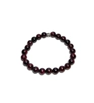 Pigado Hakiki Doğaltaş Granat Taşı Unisex Bileklik