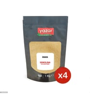 1 Kg x 4 Paket Yazar İrmik (Helvalık)