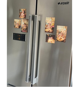 Kişiselleştirilmiş Fotoğraflı Magnet, Kişiye Özel Magnet, 12 Adet Magnet 7,5*10