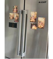 Kişiselleştirilmiş Fotoğraflı Magnet, Kişiye Özel Magnet, 12 Adet Magnet 7,5*10
