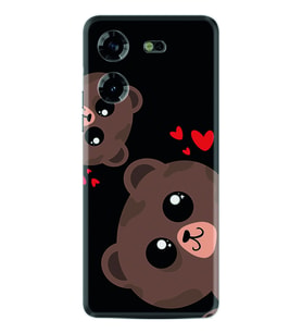 Tecno Pova 5 Kılıf Silikon Desen Özel Seri Love Animals 1780