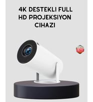 Ev Sineması Projeksiyon Cihazı – 160 ANSI Lümen, 4K Uyumlu ve Kablosuz Görüntü Aktarımı
