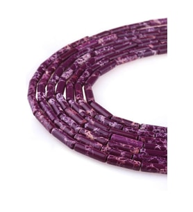 4X13 MM Oval Kesim  Varisit Taşı Dizi- DZ4231 MM (Mor)