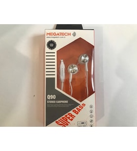 Megatech QG-90 Beyaz Mikrofonlu Kulaklık Mıknatıslı (Karışık)