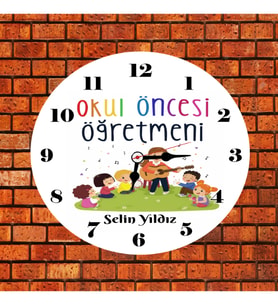 Okul Öncesi Öğretmeni Kişiye Özel Saat
