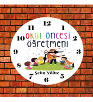 Okul Öncesi Öğretmeni Kişiye Özel Saat